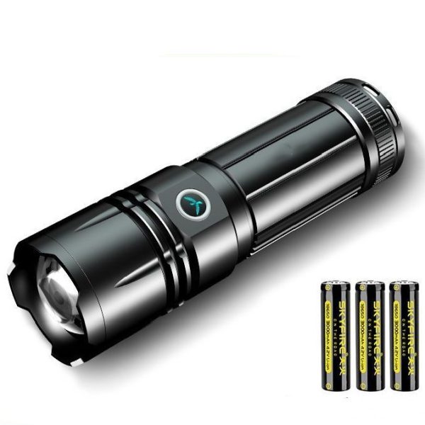 Sky Fire Laser Cannon Aluminum Alloy Outdoor Flashlight - Image 6