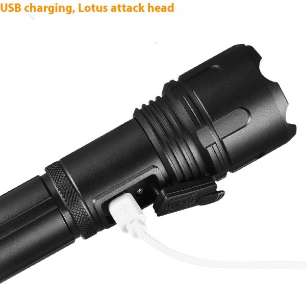 New Rechargeable Strong Light Focusing Flashlight Outdoor Dedicated - Image 5