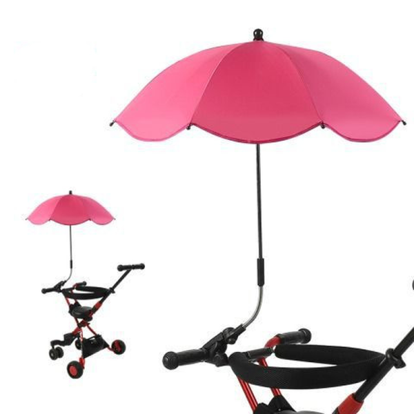 Outdoor Sunshade, Stroller Umbrella, UV Protection, Rain and Sun Dual-Purpose Umbrella - Image 3