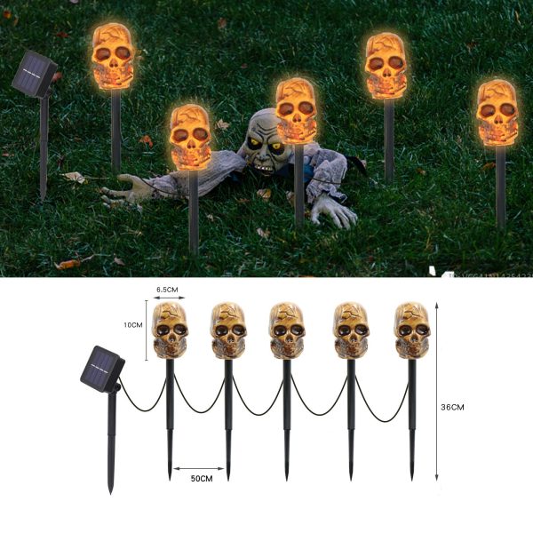 Halloween Outdoor Garden Waterproof Decorative String Lights - Image 9