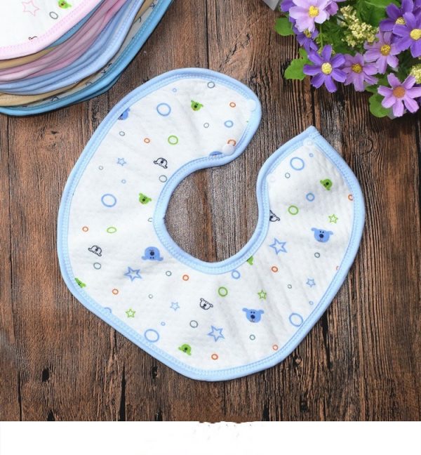 Children's Bib and Baby's Pure Cotton Waterproof Saliva Towel - Image 9