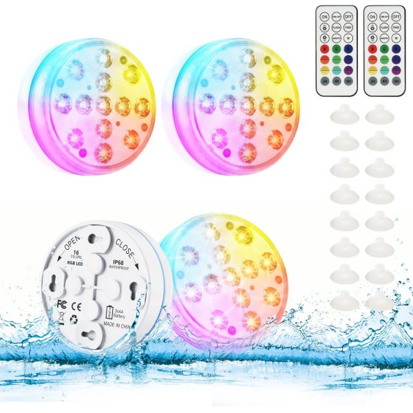 Color Changing Remote Control Diving Light - Image 3