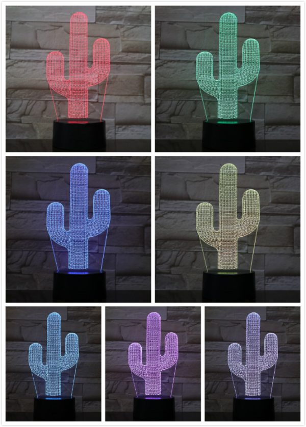 Cactus LED night light - Image 6