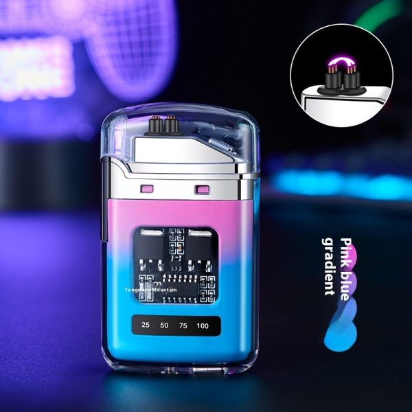 Creative Transparent Case Electronic Pulse Lighter - Image 8