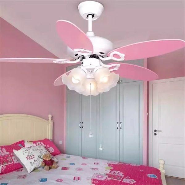 Children's Fan Lights Dining Room Ceiling Fan Lights With LED - Image 3