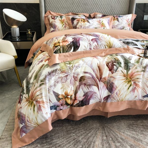 Nordic Fashion Home Textile Four-piece Pure Cotton Wholesale Bedding - Image 5