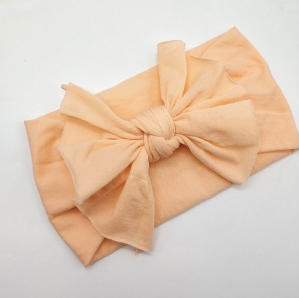 Nylon stockings fashion wide hair band handmade bow headband - Image 5