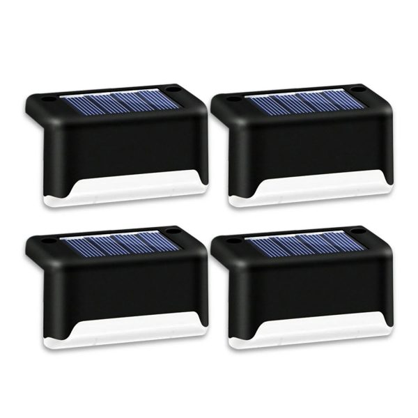 4 Solar LED Bright Deck Lights Outdoor Garden Patio Railing Decks Path Lighting Outdoor Garden Light Deck Lamp Solar Stairs Light - Image 10