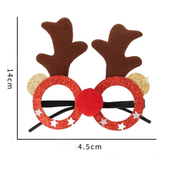 Prom Cartoon Antlers Children Glasses Decoration - Image 10