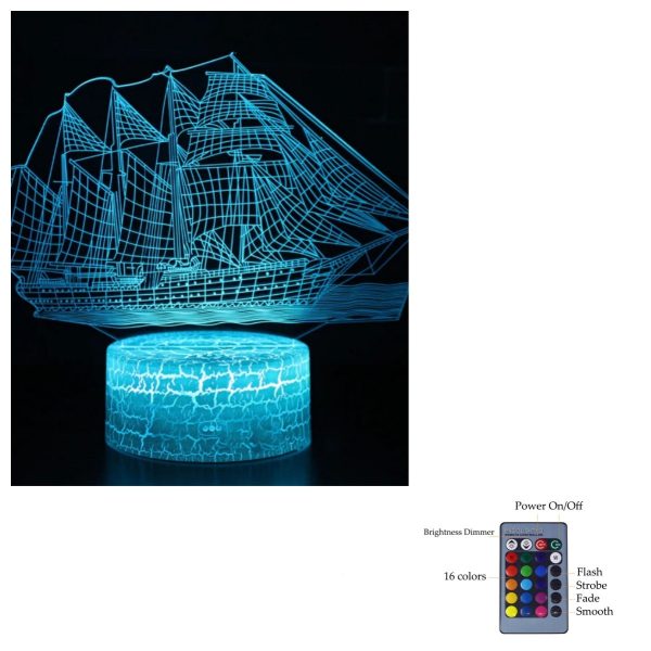 Creative sailing 3D light - Image 6