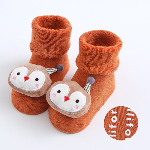 Terry Thickened Cartoon Doll Floor Socks - Image 6