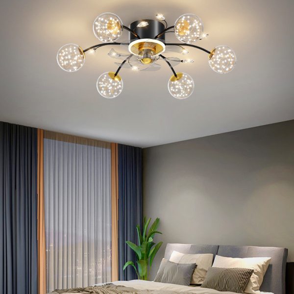 New Nordic Star Fan Lamp Is Light Luxurious And Modern - Image 4