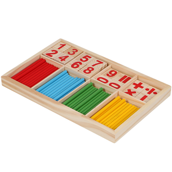 Wooden Montessori Early Education Math Toys - Image 4