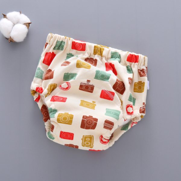 Baby Training Pants Washable 6-layer Gauze Diaper Cover - Image 3