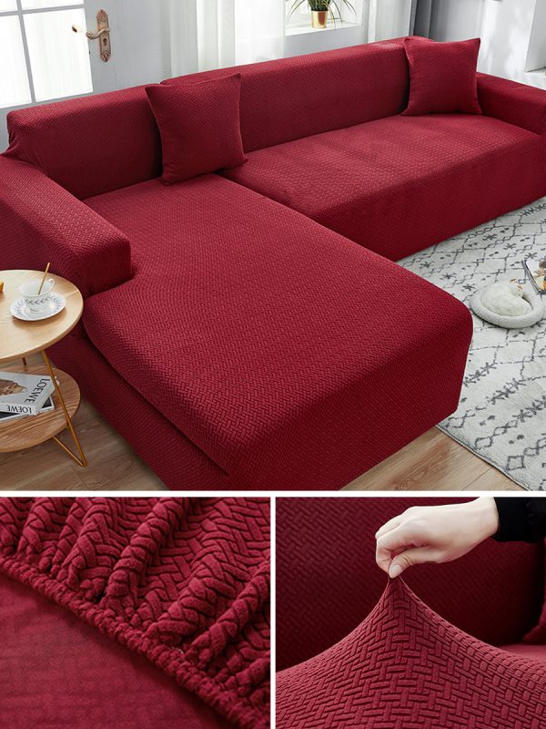 Stretch Sofa Cover Full Cover Living Room Sofa Cushion Towel Full Cover Cloth - Image 9