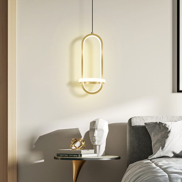 Modern Simple Led Bedroom Bedside Chandelier Nordic Creative Personality - Image 3