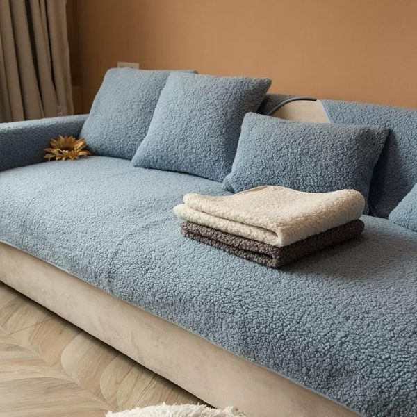 All-season Thickened Fabric Plush Sofa Cover - Image 6