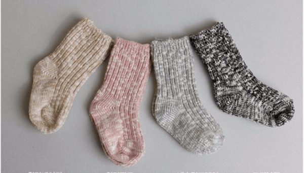 Children's Autumn And Winter Woolen Tube Breathable Non-slip Socks - Image 2