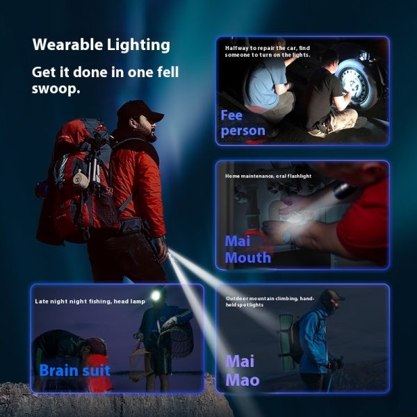 LED Light Night Fishing Outdoor Finger Torch - Image 2