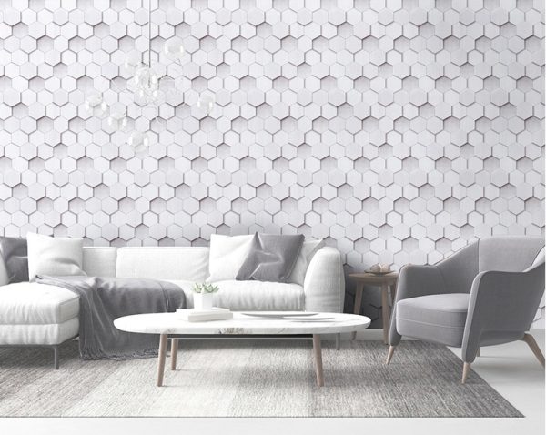 Peel and Stick Geometric Pattern Wallpaper - Image 2