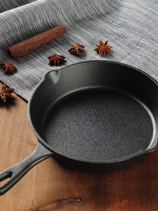 Uncoated non-stick thickened cast iron pan - Image 2