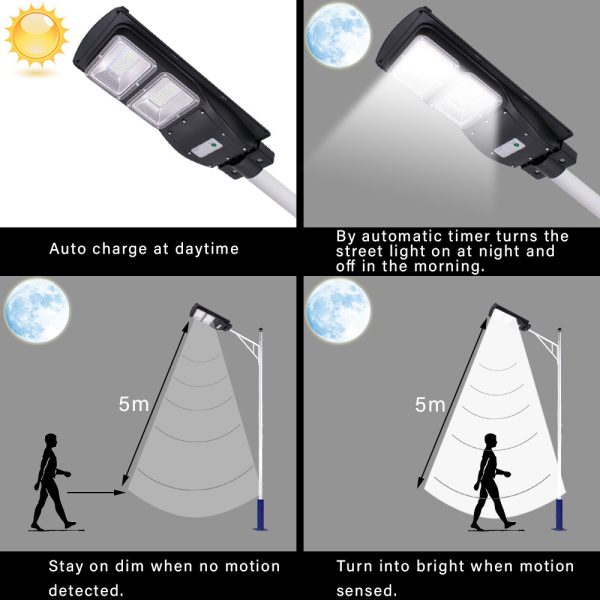 Solar Powered Sensor Outdoor Street light - Image 5