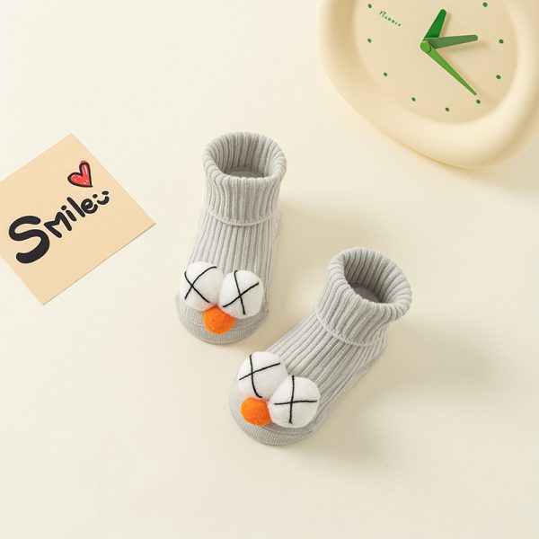 Newborn Baby Double Needle Non-slip Not Feel Tight With Feet Room Socks - Image 8