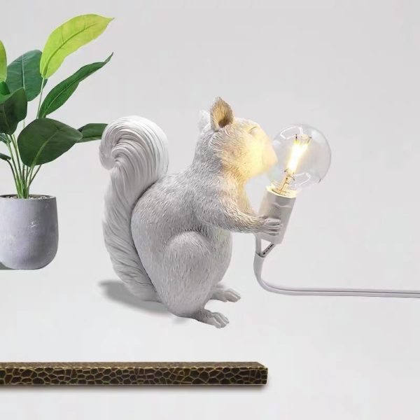 New Creative Decorative Lamps Ins Animal Squirrel Lamp - Image 3