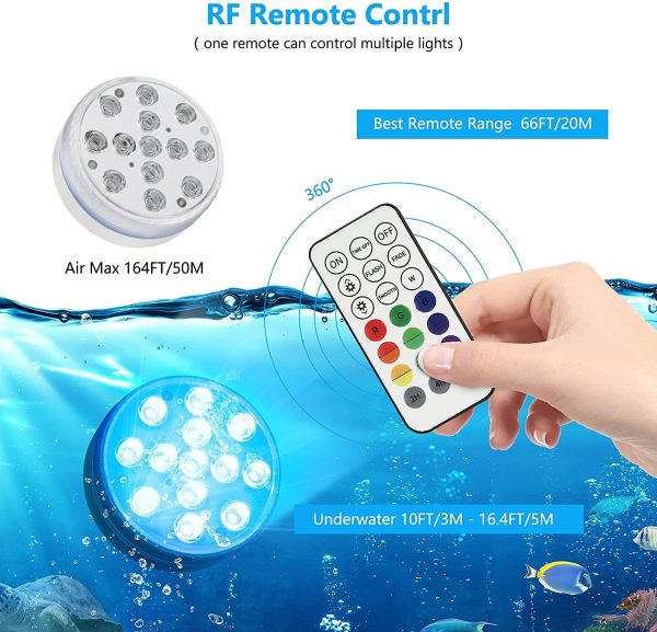 Color Changing Remote Control Diving Light - Image 4