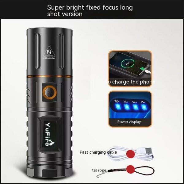 Flashlight Charging Long-range Outdoor Spotlight Long Battery Life - Image 4