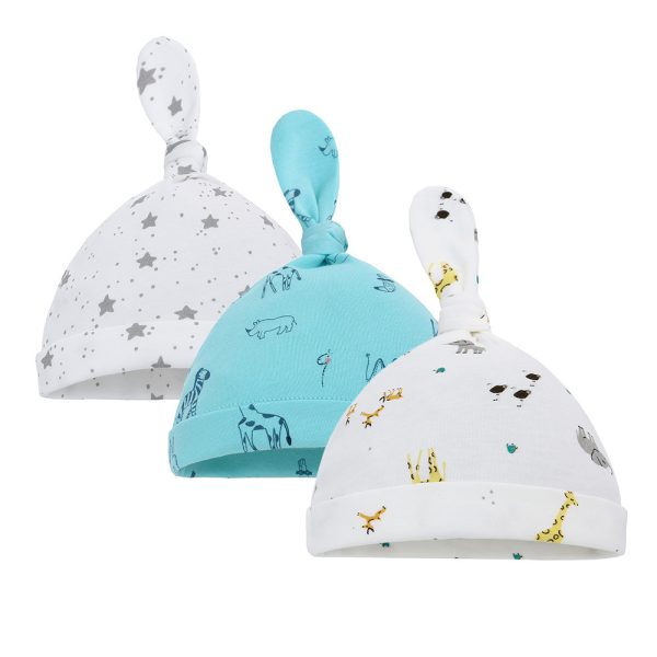 Thin Cotton Printed Baby Hat - Image 9