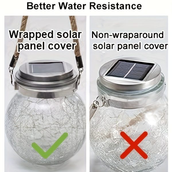 Solar Outdoor Broken Glass Lantern - Image 8