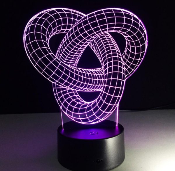 Knot 2 - 3D Optical Illusion LED Lamp Hologram - Image 6