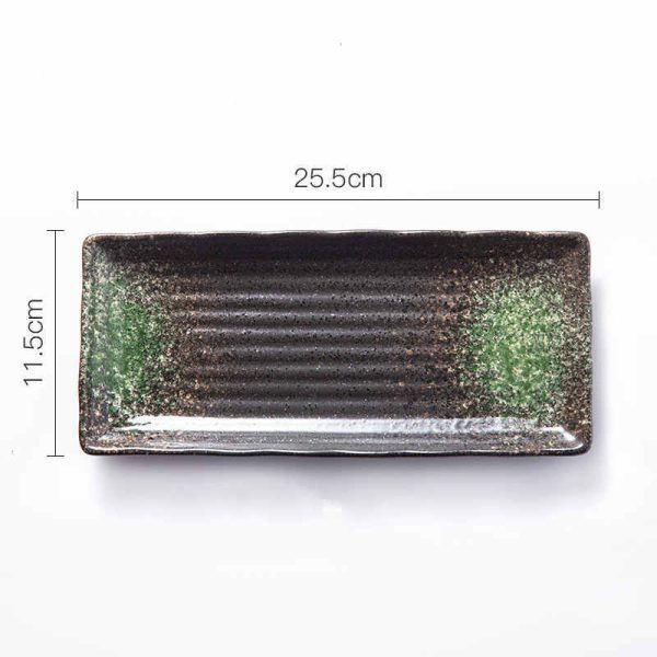 Sashimi Long Saury Rectangular Plate - Image 9