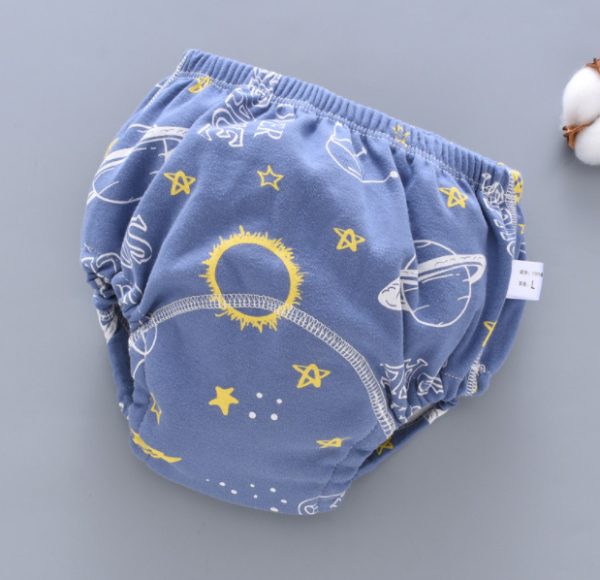 Baby Training Pants Washable 6-layer Gauze Diaper Cover - Image 7