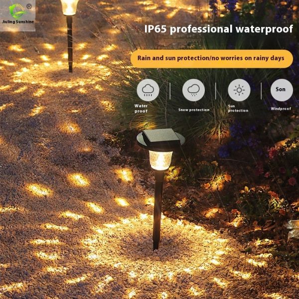 Outdoor Courtyard Garden Landscape Decoration Ground Solar Energy Lawn Lamp - Image 4