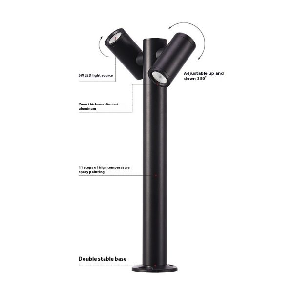 Outdoor Lawn Lamp Adjustable Angle - Image 4