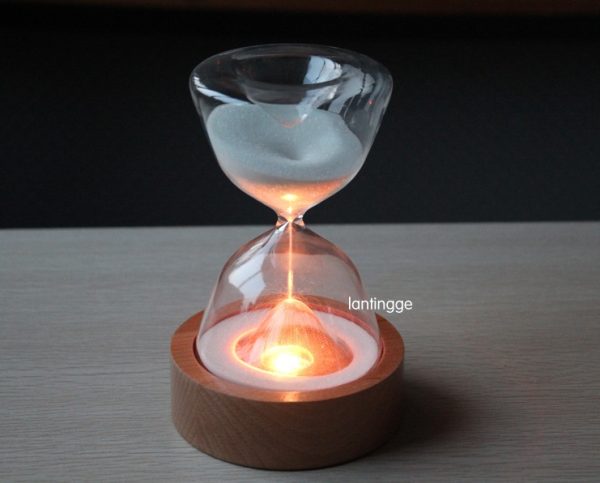 Timed colorful hourglass with sleeping remote night light - Image 8