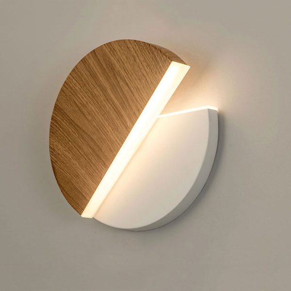 Rotating round LED wall light - Image 3