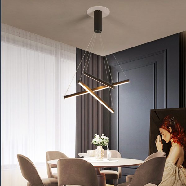 Modern Simple Atmosphere Light Luxury Small Apartment Pick High School Empty Lamps Chandelier - Image 6