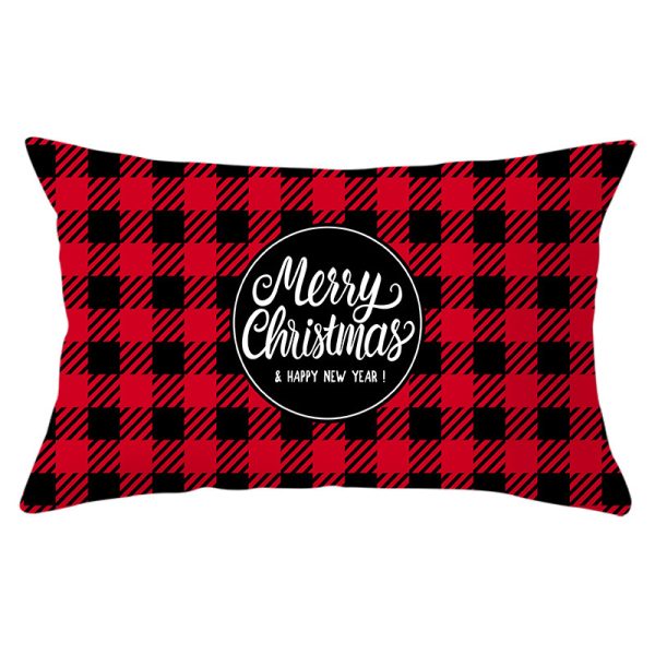 Christmas Printed Linen Backrest Pillowcase - Image 6