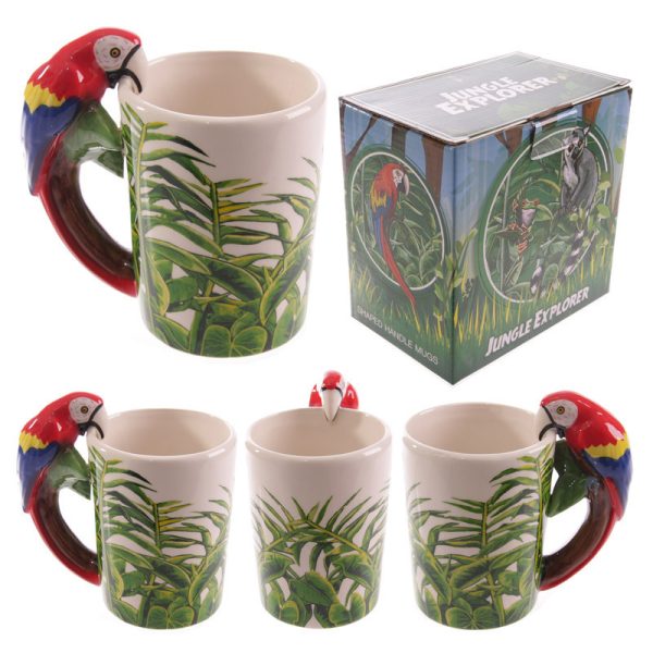 Parrot cup coffee cup