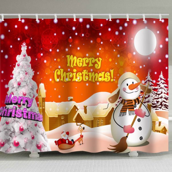 Christmas shower curtain - Image 5