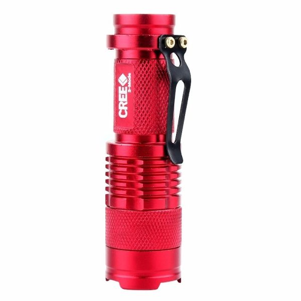 5 Colors Mini LED Flashlight Q5 2000lm Waterproof LED Laterna 1 Modes Zoomable PortableTorch Penlight AA 14500 - Image 6