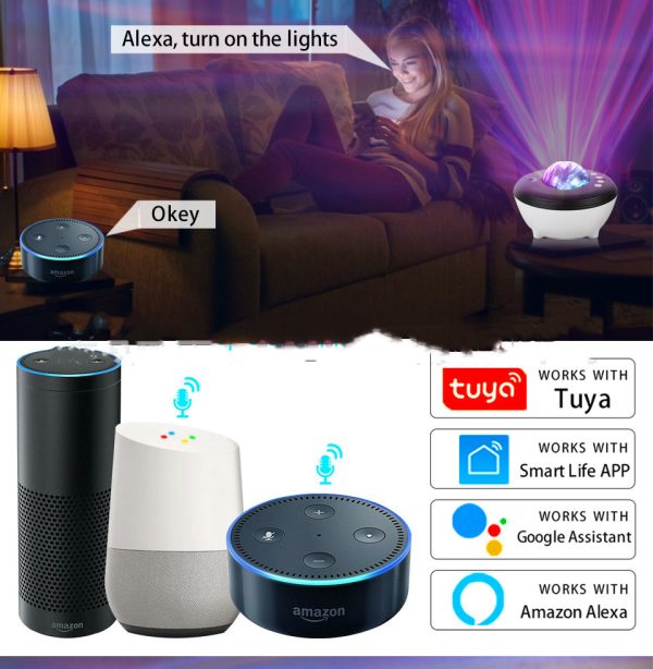 Tuya Smart Voice Control Northern Lights Projection Light - Image 5