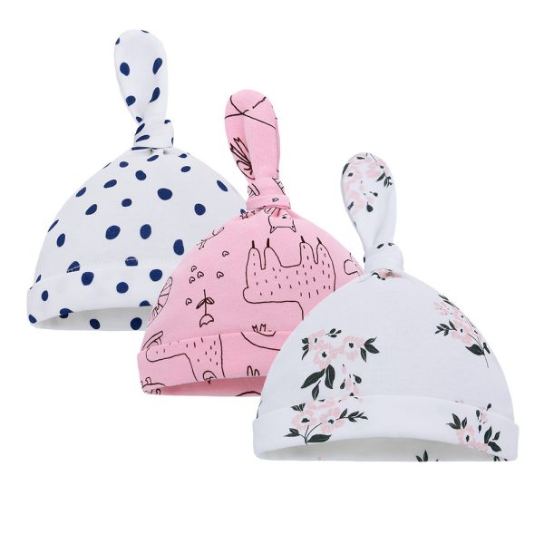 Thin Cotton Printed Baby Hat - Image 8