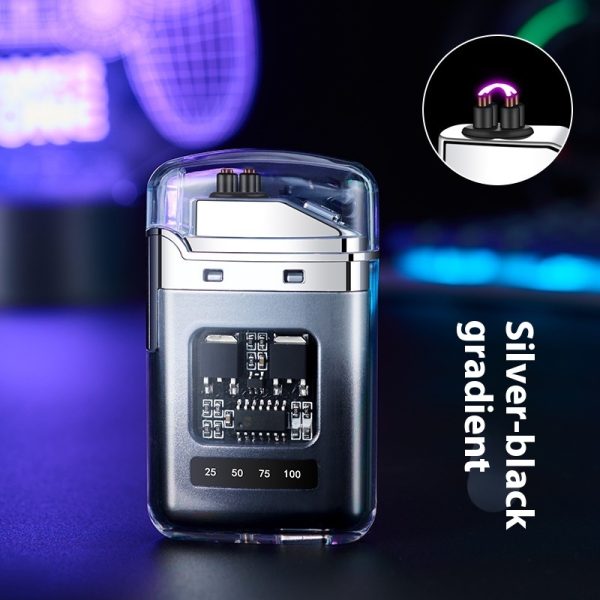 Creative Transparent Case Electronic Pulse Lighter - Image 9