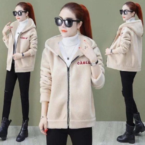 Winter Faux Cashmere Thickened Coat For Women - Image 2