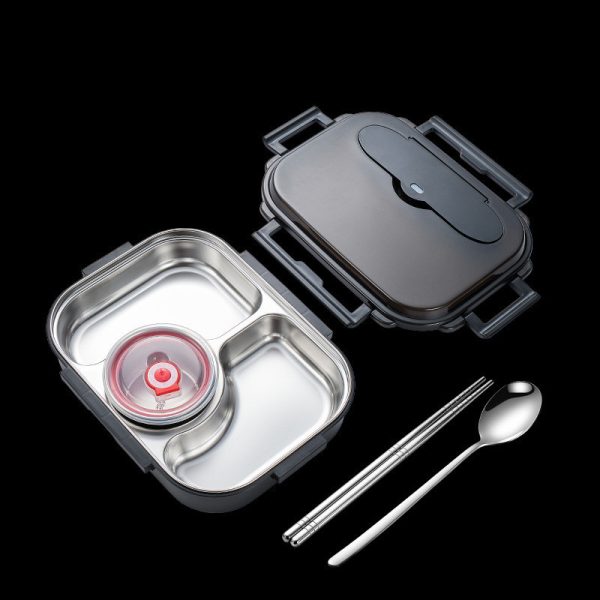 Stainless Steel Lunch Box Portable For Students - Image 2