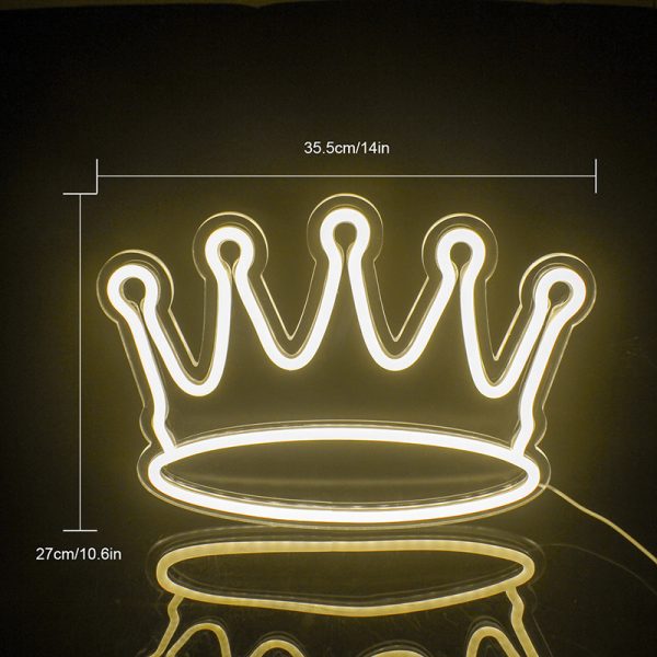 Net Celebrity Atmosphere Glow Crown Neon - Image 3